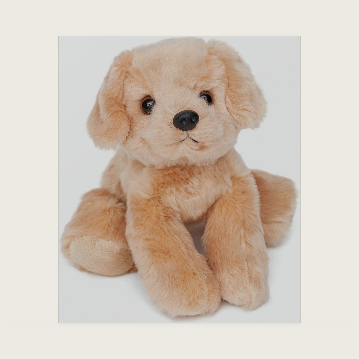Jolitee Golden Retriever Plush Tan Dog Stuffed Animal, Soft Huggable Small Stuffed Dog Plushie 6.5x7