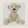 Apricot Lamb Toys Plush Corduroy Teddy Bear Soft Stuffed Animal 8.5''