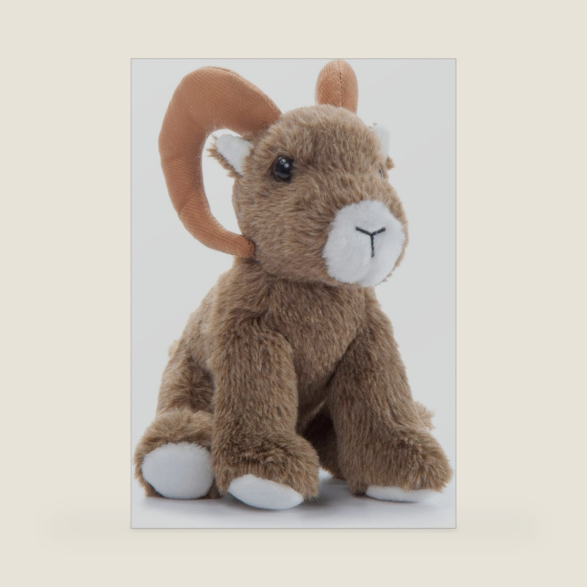 The Petting Zoo Bighorn Sheep Stuffed Animal Plush, Babiez, Kids Gifts 6 in