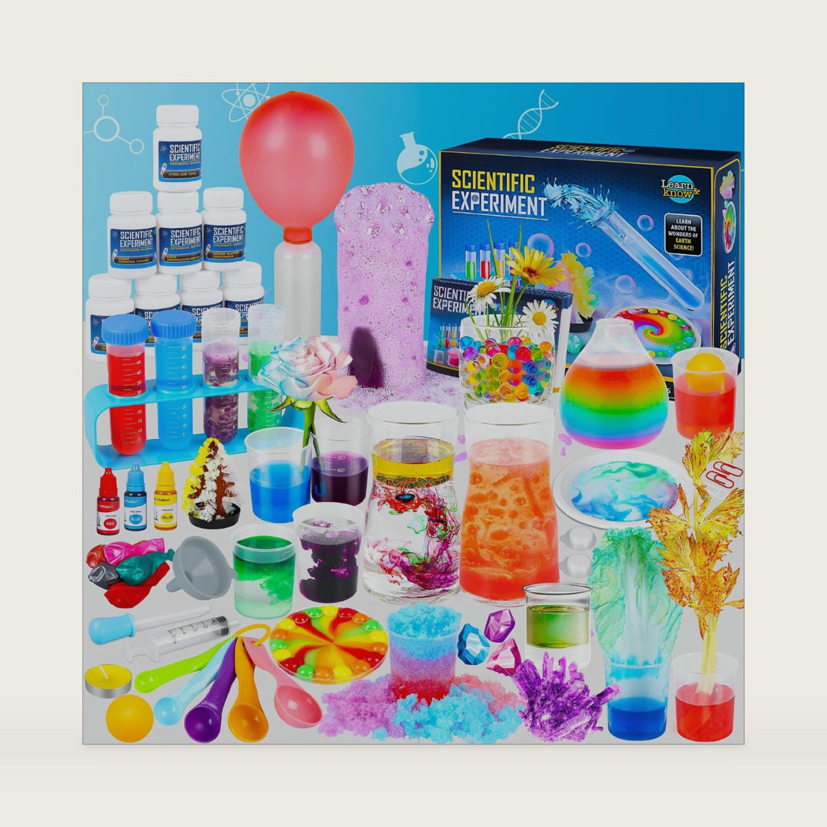 Science Kit for Kids,80 Science Lab Experiments,Scientist Role Play