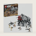 LEGO Star Wars AT-TE Walker - Poseable Building Toy - Revenge of the Sith Set - Gift for Kids w/ 3 212th Clone Troopers, Dwarf Spider & Battle Droid Figures - 75337