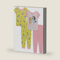 Girls 4-Piece Snug-fit Cotton Pajama Set, Matching Pajamas