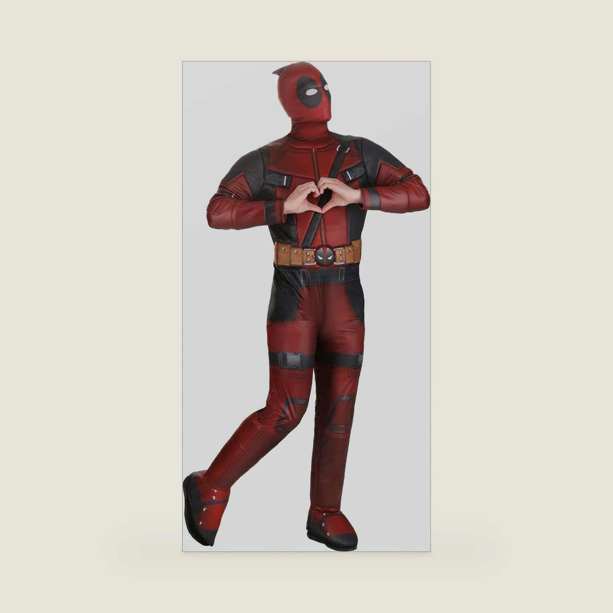MARVEL Deluxe Adult Deadpool Costume, Superhero Halloween Costume for Men - Officially Licensed