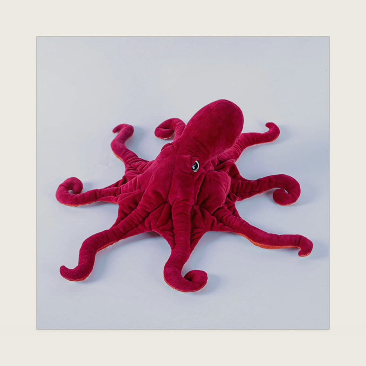 TAMMYFLYFLY Cute Octopus Plush Toy - Super Lovely Red Soft Real Life Octopus Giant Realistic Stuffed Animal Toys, Deep Sea Creeping Animal Octopuses Plush Toys (18 inch)