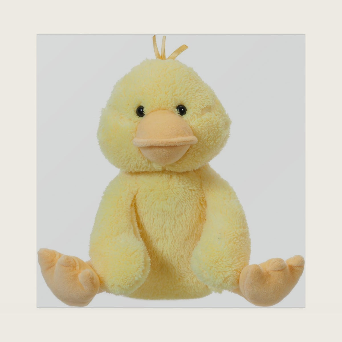 Apricot Lamb Toys Plush Yellow Duck Soft Stuffed Animal Velvet 12''