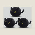 Black Cat Plush, 3Pcs Cute Mini Black Cat Stuffed Animal for Home Decoration, Soft Cat Plush Birthday for Kids Boys Girls