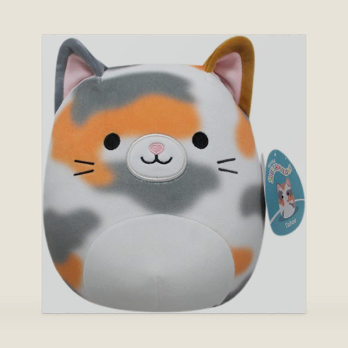 Squishmallows 8-Inch Tahoe Tortoiseshell Cat - Little Ultrasoft Official Kelly Toy Plush