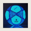 Light Up Soccer Ball Glow in The Dark Soccer Ball Size 3/4/5 with Needles and Pump Ball for Men Youth and Adult Night Games