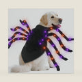 Halloween Light up Spider Dog Costumes for Small Medium Large Dogs