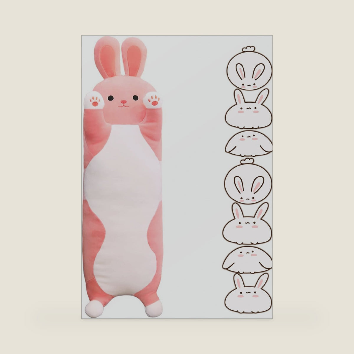 Rexinc 37.40'' Giant Bunny Stuffed Animals Bunny Plush
