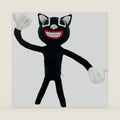 Siren Head Plush Toys Limbs Movable Plush Toy Anime Black cat and Dog Doll Whistle man Funny Doll，Plush Toys for Home Party Gift Birthday Gift(Black cat