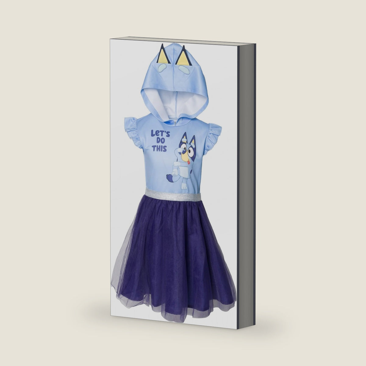 Bluey Bingo Girls Mesh Cosplay Dress Toddler to Big Kid