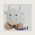 warmies Microwavable & Weighted Stuffed Animal Plush, White Buffalo Plushie