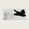 Mini Flopsie - 8" Inch Sugar Too White Cat & Twilight Black Cat (Two Pack)