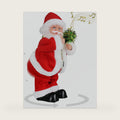 Gfilay Animated Spinning Santa Claus Plush Toy with Music and Butt Shaking