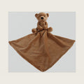 Apricot Lamb Soft Stuffed Animals Security Blanket Brown Bear Plush 13''
