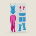 SATINIOR 80s Workout Set