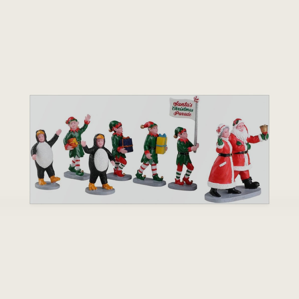 Lemax Santa's Elf Parade, Set of 7#23592