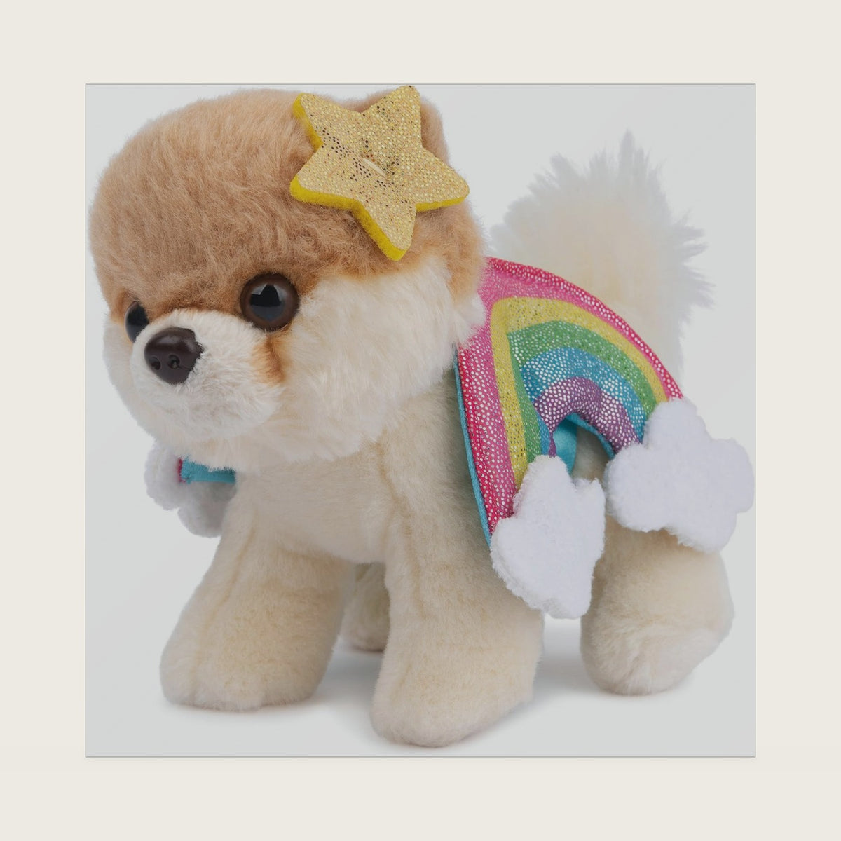 Itty Bitty Boo Rainbow 5-Inch Plush Toy for Ages 1+