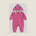 ALLAIBB Baby Infant Shark Costumes Outfit Cotton Romper Cute Jumpsuit Hooded Outwear for Toddler Baby Boys Girls 3-24M