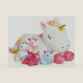Unicorn Toys for Girls, Unicorn Stuffed Animals Mommy with 4 Baby Unicorns