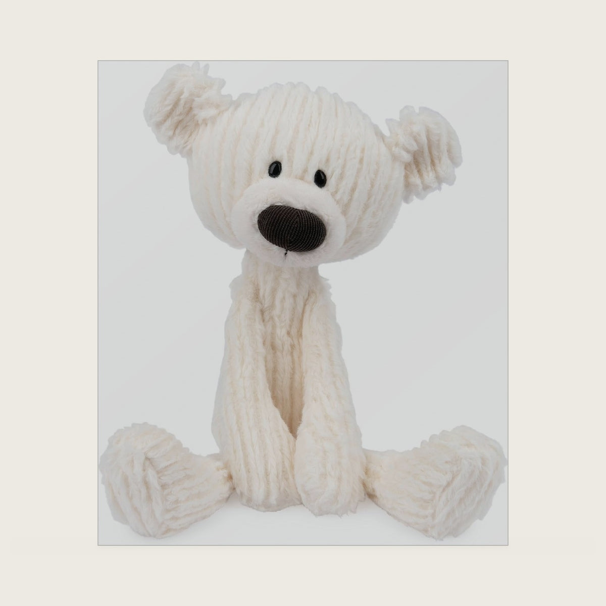 Toothpick Cable 15-Inch Teddy Bear Plush Toy, Ages 1+