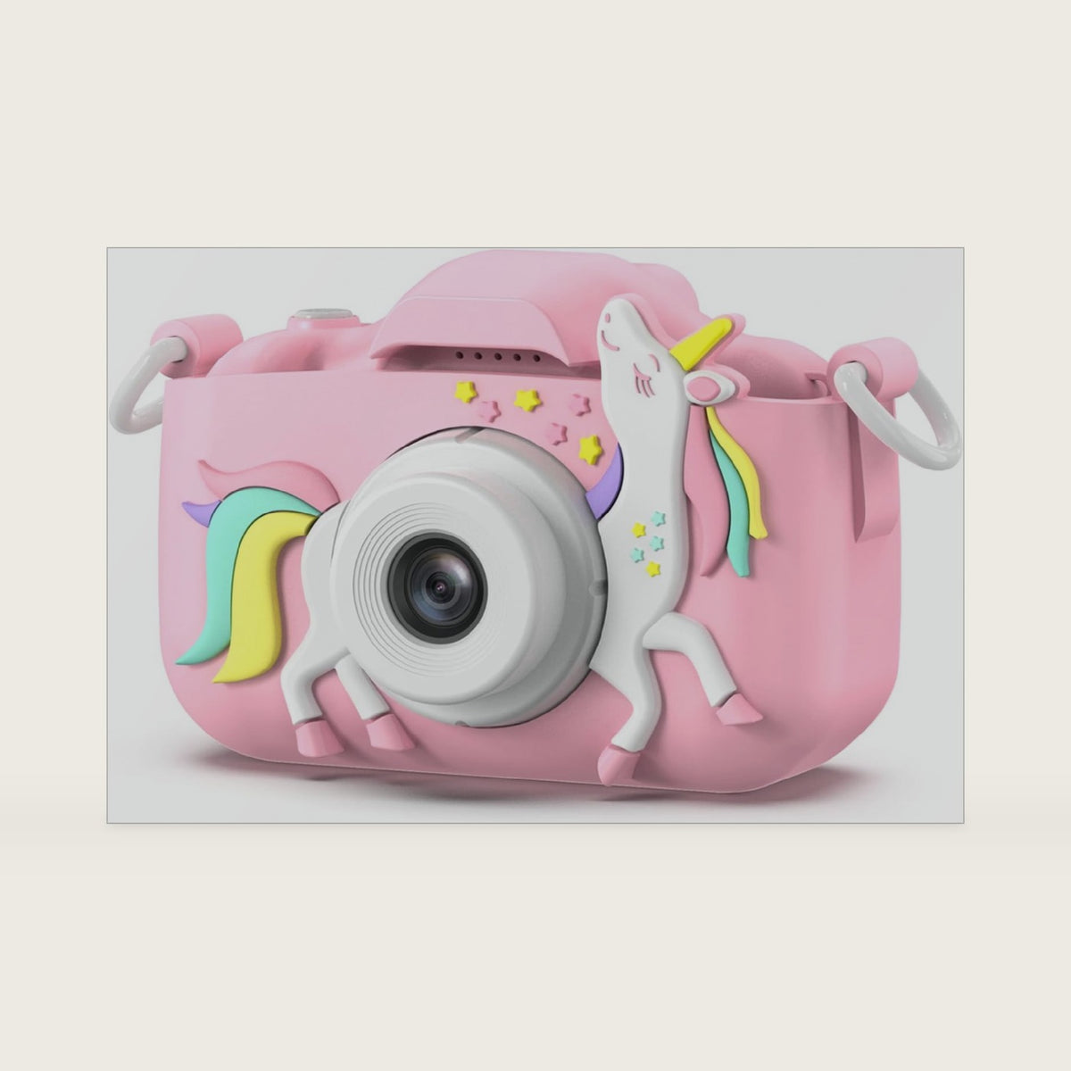 Goopow Kids Camera Toys for 3-8 Year Old Girls Boys,Children Digital Video Camcorder Camera with Cartoon Soft Cover, Best Chritmas Birthday Festival Gift for Kids