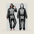 Spooktacular Creations Halloween Skeleton Costume, Adult Skeleton Costume Jumpsuit for Women Halloween Cosplay Dress Up Party