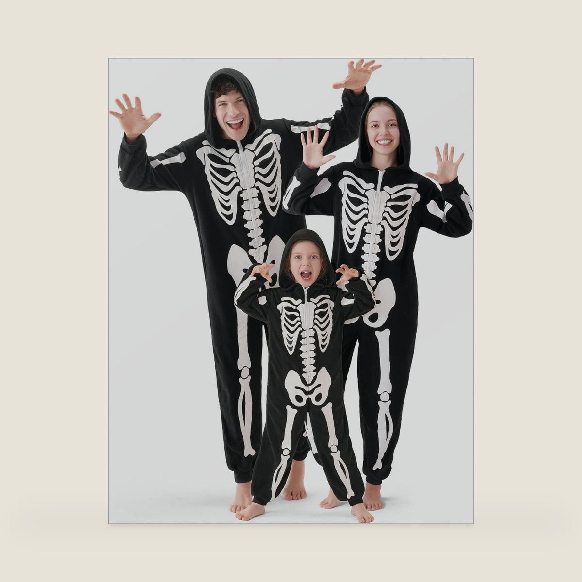 Spooktacular Creations Halloween Skeleton Costume, Family Matching Skeleton Costume for Halloween Cosplay Party