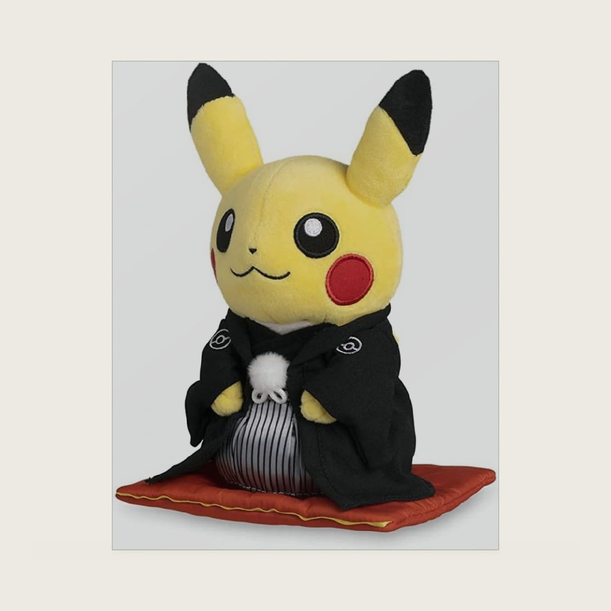 Center: Pikachu Wedding - Kimono Pikachu (Male) Plush, 9 Inch