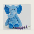 warmies My First Elephant Heatable and Coolable Softest Satin Weighted Stuffed Animal Plush - Comforting Lavender Aromatherapy Animal Toys - Relaxing Weighted Stuffed Animals for Anxiety
