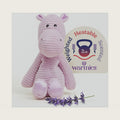 warmies Microwavable & Weighted Stuffed Animal Plush, Hippo, Heatable, 12"
