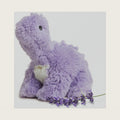 warmies Microwavable Stuffed Animals, Purple Long Neck Dinosaur - Heated Stuffed Animal Plushie for Warmth & Comfort - Soft Plush Toys