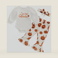 Twopumpkin Baby Girl Halloween Thanksgiving Outfit 3 Piece