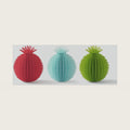 Spike Silicone Fidget Sensory Balls Stress Relief Anti-Anxiety Toys for School, Home & Work - 3 Pack Multicolor Set