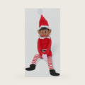 Christmas Elf Behaving Badly Plush Toy | Novelty Long Bendy Naughty Boy Christmas Elves Doll | 12 Inches (Brown Elf)