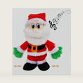 Walking Claus Singing Dancing Musical Claus Animated Christmas Electric Claus Toys Dolls Xmas Gift,12 Inch