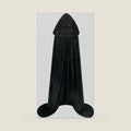 Sarfel Hooded Cloak Velvet Cape with Hood Halloween Capes Women Witch Costume Vampire Cloak Wizard Robe Men Cosplay Costume