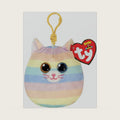 Mini Beanie Squishies (Squish-A-Boos) Plush - Heather The Cat (3 Inch)