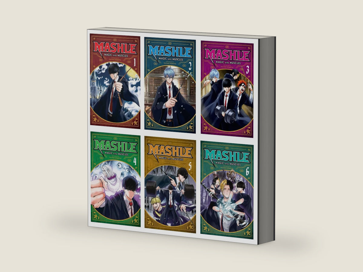 Mashle: Magic and Muscles, Vol. 1-6 Bundle Set (6 Book Collection)