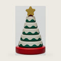 Pearhead Wooden Christmas Tree Stacking Toy Set, Holiday Toys for Toddlers