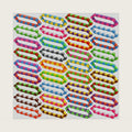 92 Pack 24 Links Wacky Tracks Snap and Click Fidget Toys,Fidget Snake Toy for Party Favors,Plastic Chains Finger Sensory Toy,Stress Relief Toys for Kids