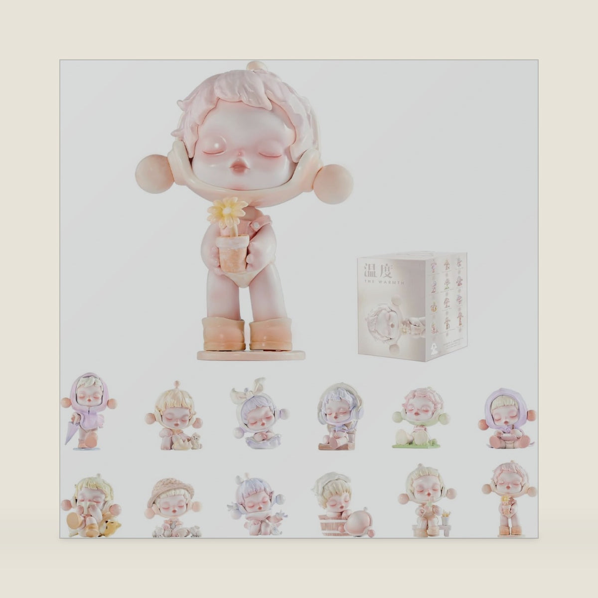 POP MART SKULLPANDA Warmth Series, SKULLPANDA Blind Box Figures, Random Design Action Figures Collectible Toys Home Decorations, Holiday Birthday Gifts for Girls and Boys, Single Box
