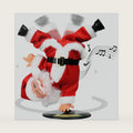 Gfilay Animated Handstand Dancing Santa Claus Plush Toy with Music