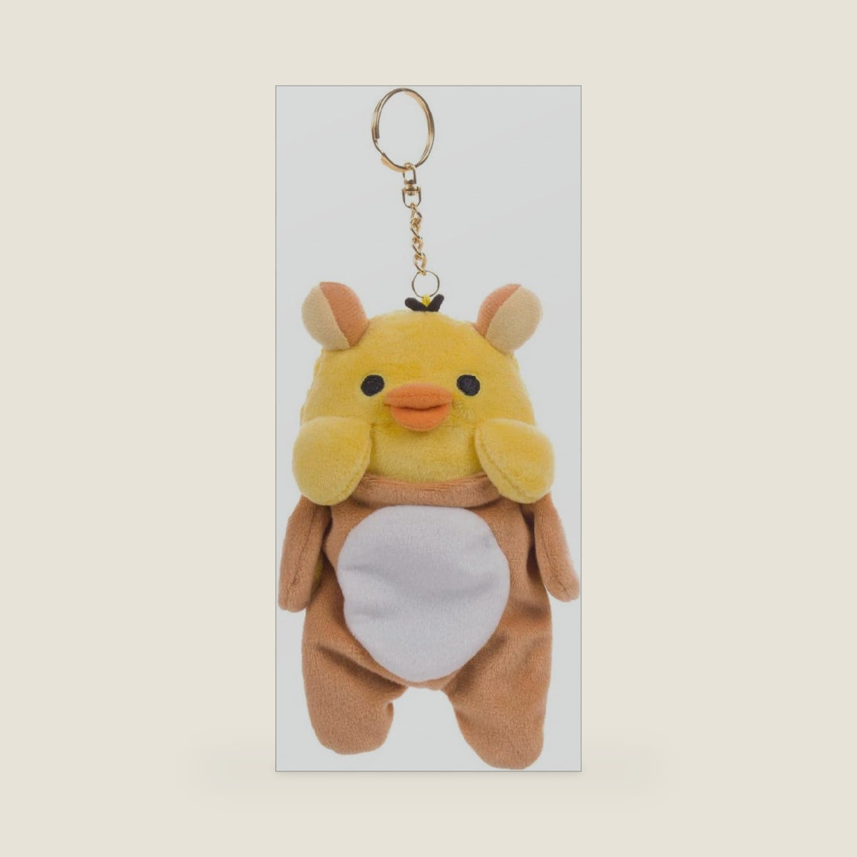 Rilakkuma Kiiroitori San-X Original Kigurumi Charm Keychain
