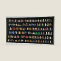 sfDisplay.com,LLC. 180 Minifigures Display Case Cabinet for Miniatures/Figurines/Mini Figures (Black)