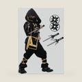 Kids Ninja Costume - Dragon Ninja Set for Halloween Boys Girls Cosplay
