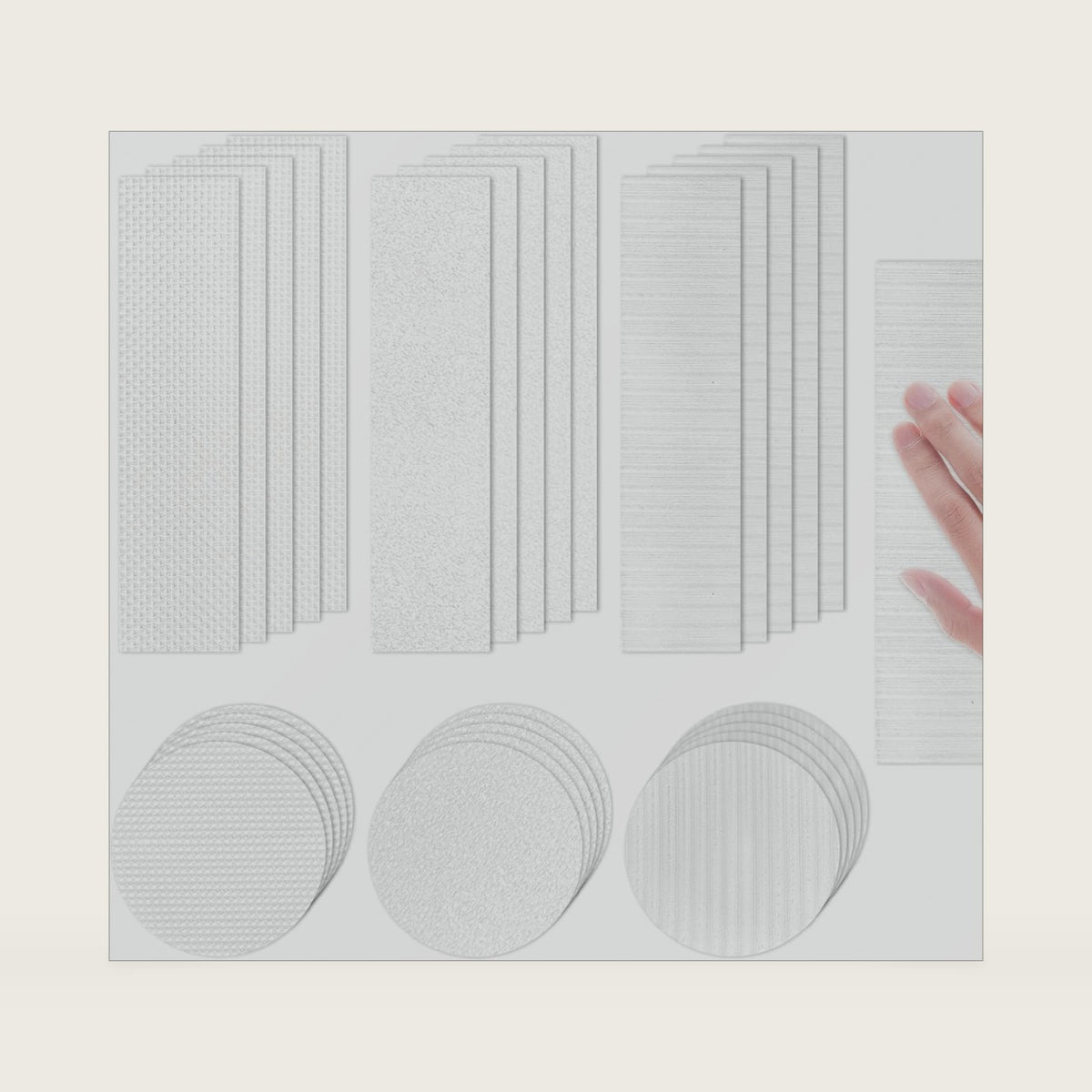 TBTFW 30PCS Calm Sensory Strips Adhesives Stickers, Calm Stress Stickers