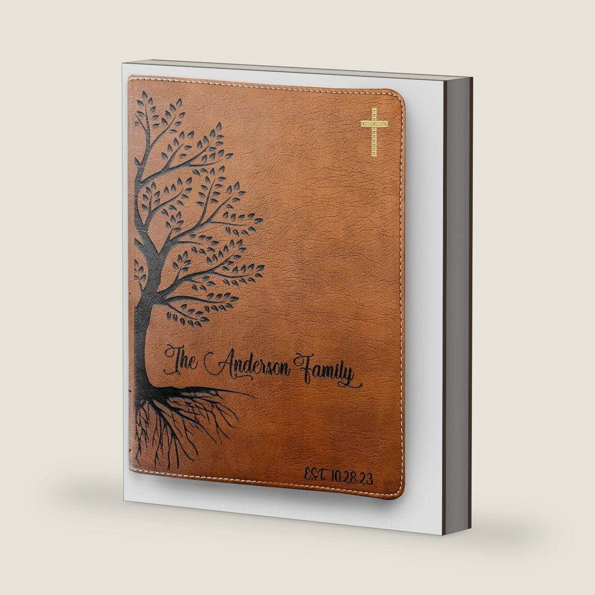 Personalized Family Bible | Custom NIV Family Tree Journaling Bible | Engraved Bible Wedding Bible Christian Gifts Family Bible for Wedding