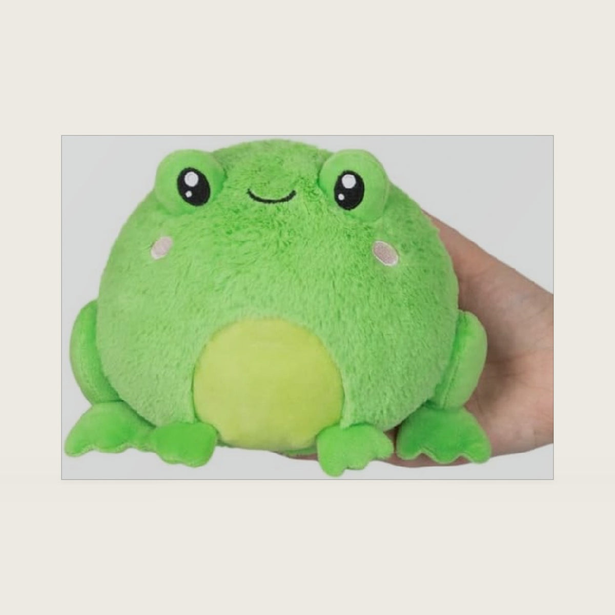 Squishable - Snugglemi Snacker Frog - Aquatic Collection - 7 in - Soft Toy Collectible Stuffed Animal - Beans